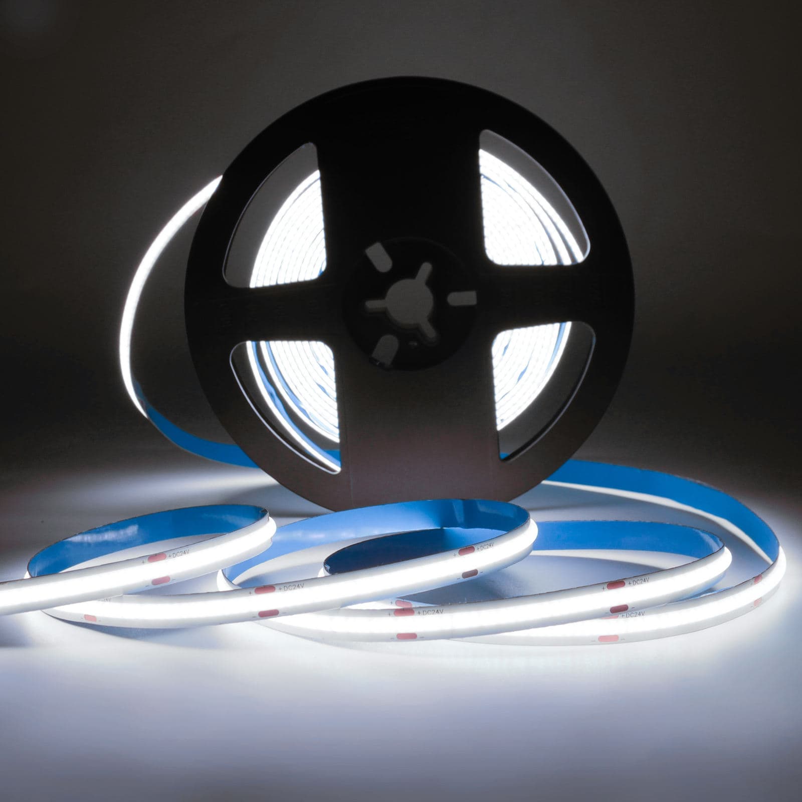 12V 24V 320Chips/m COB LED Strip Light High Density 3000K 4000K 6500K Flexible Cob Led Strips Light