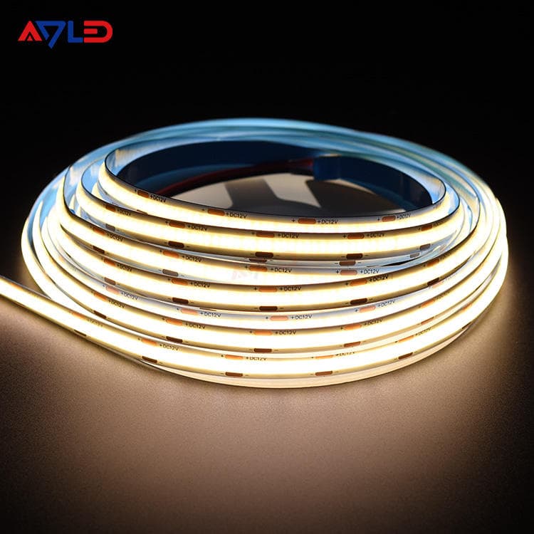 12V COB Flex LED Strip Light 480 Leds/M 2.5cm Cut 8mm Ambient Lighting Strips with Cabinet Driver 12V Input