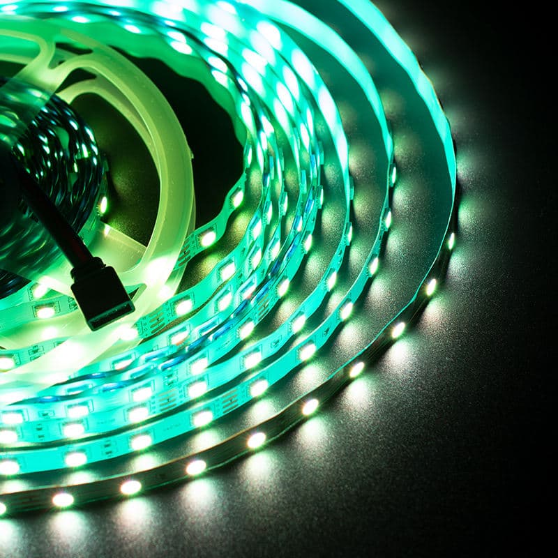 24V 5050 10mm Fpc Width 60leds Chip Per Meter 5050 Leds Colorful Strip for Indoor Decoration Lighting