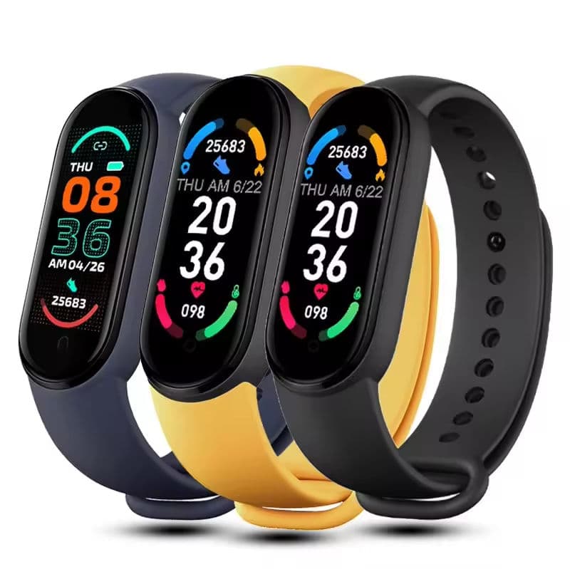 Enjoy Fashion M6 M7 M8 Fitness Watch Smart Bracelet Heart Rate Waterproof Android Touch Screen Smart Watches Watch Band Set