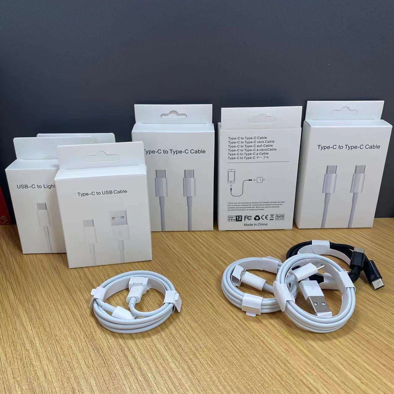 Factory Direct Wholesale Original Producer's PD 20W Fast Charging Cable USB-C to L Fast Charger for 14 Pro Max IO S PVC Jacket