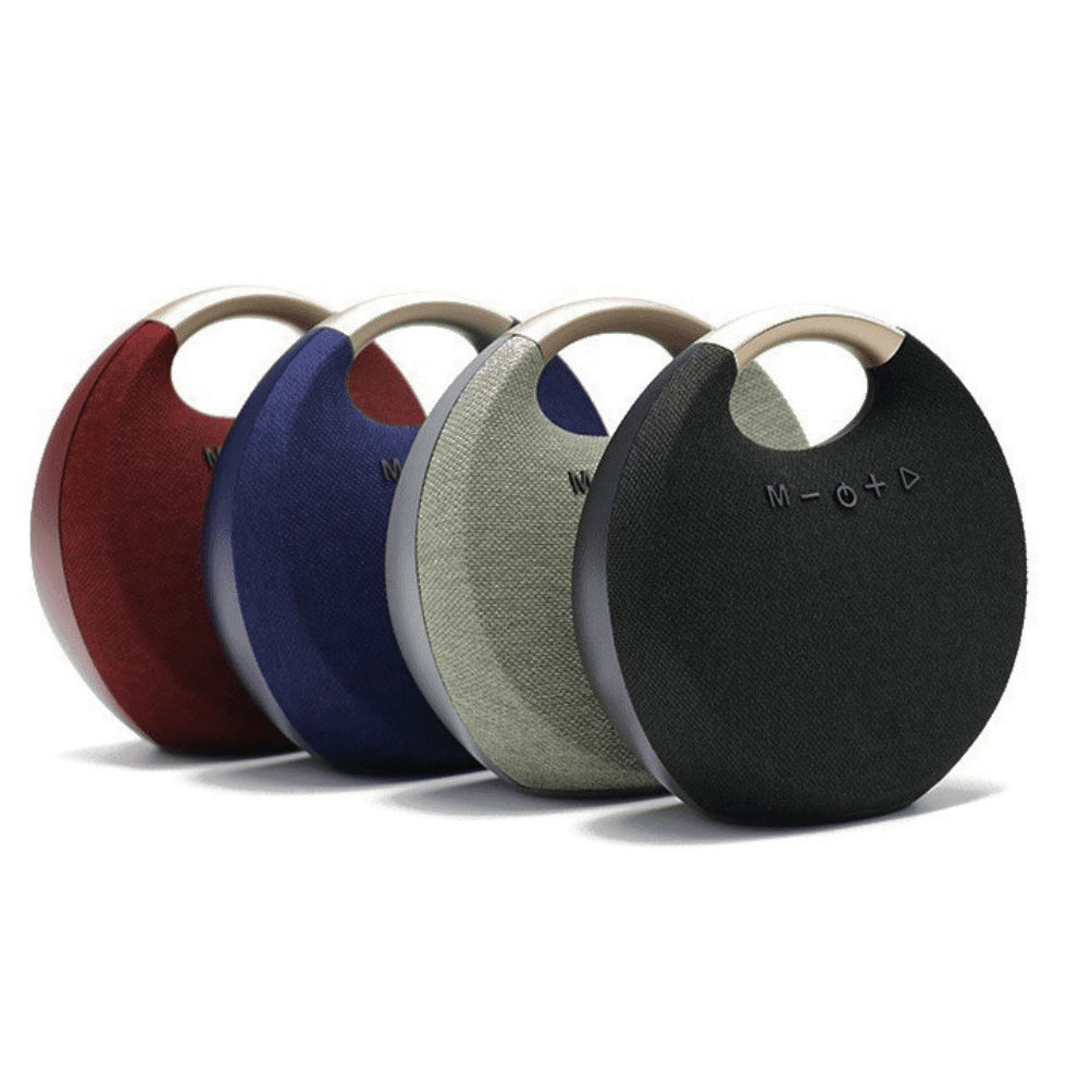 High Quality Stereo Sound Speakers Tws Blue Tooth Round Design Waterproof Speaker Mini Fabric Wireless Speaker