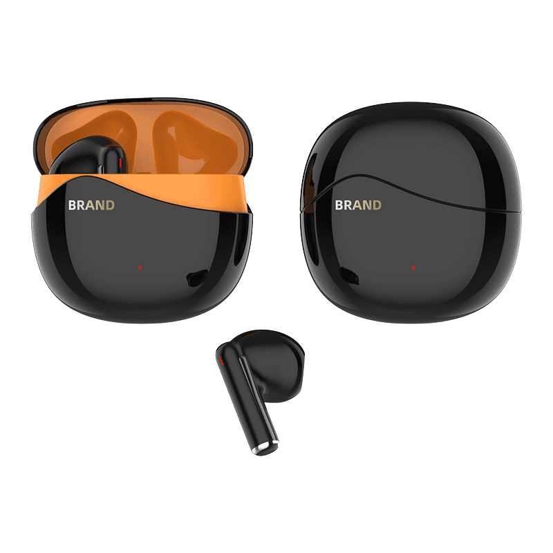 Hot-selling 2025 New HIFI Stereo TWS Earbuds Sports True Wireless Waterproof with Flashlight Type-C Charging Semi-in-ear Design