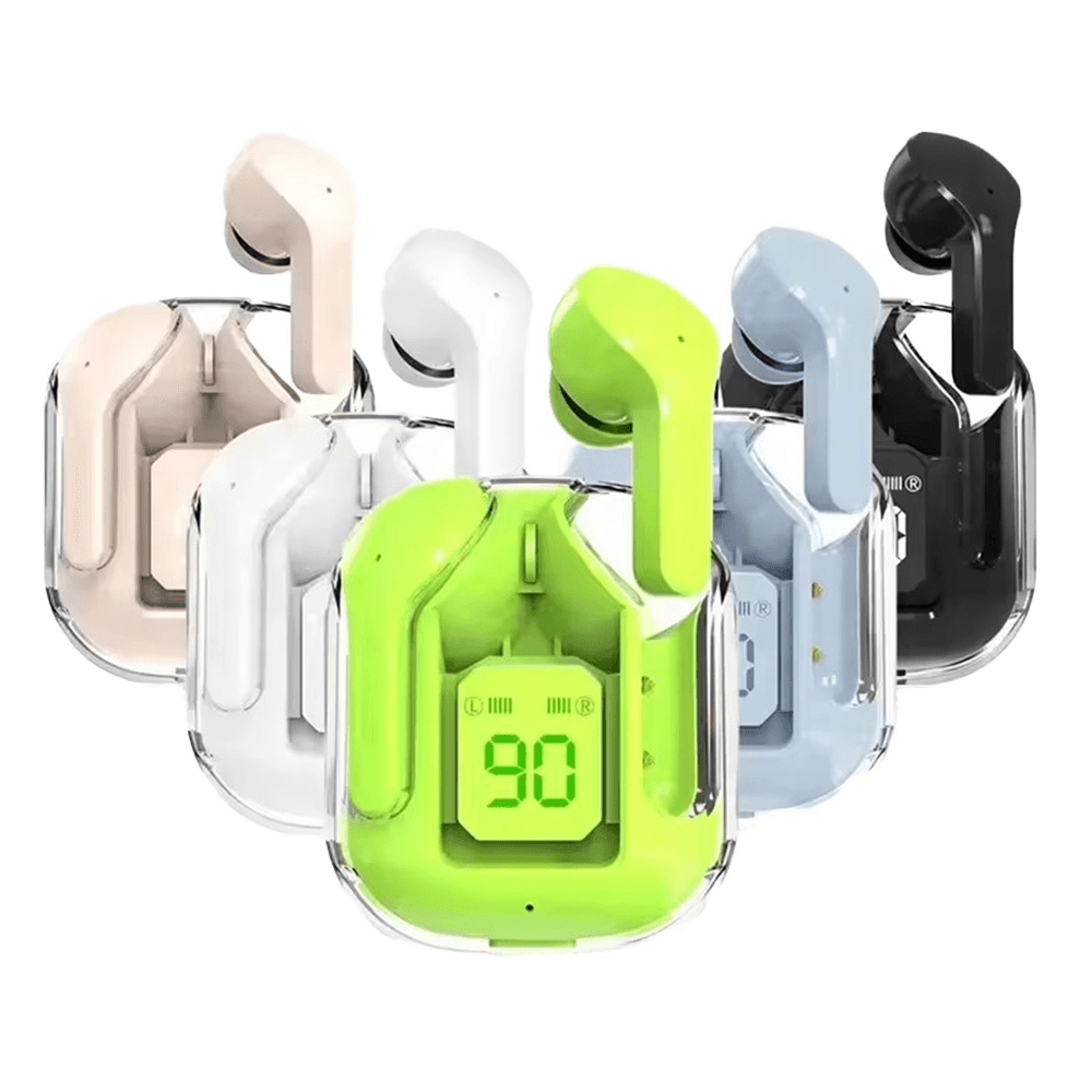 Transparent Sport True Wireless Headphones TWS Earphones Gaming Pods 4 Headset Bt V5.3 Earbuds