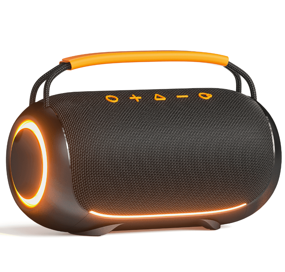 Wireless Portable Boombox Speaker BT 5.3 Sound Strong Subwoofer Outdoor Waterproof Bluetooth Speakers