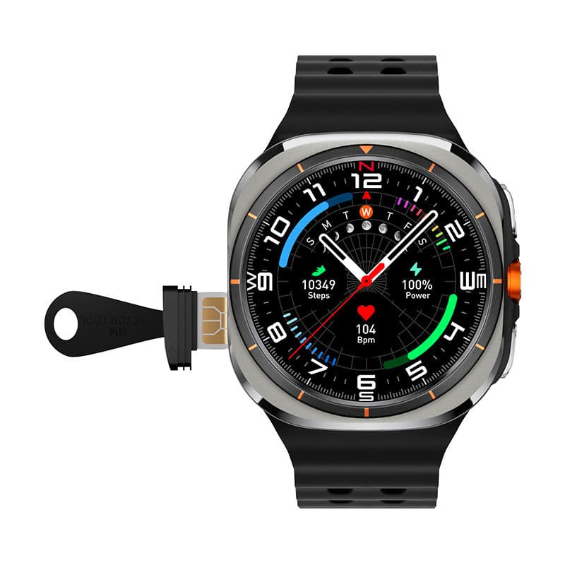 BW Ultra 4G Smart Watch with 1.508 Inch AMOLED Screen 3+32GB Memory Support Camera Video Call WiFi GPS Android 9.0 System