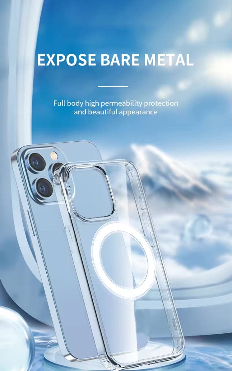 Clear Magnetic Cell Phone Case For IPhone 15 16 Pro Max Transparent TPU Mobile Phone Cover For IPhone 11 12 13 14 Pro Max